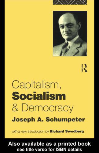 Capitalism, socialism, and democracy