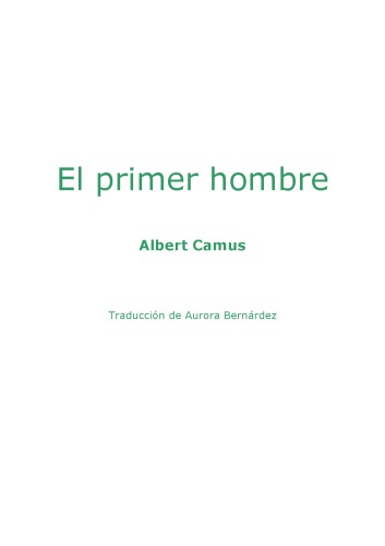 El primer hombre