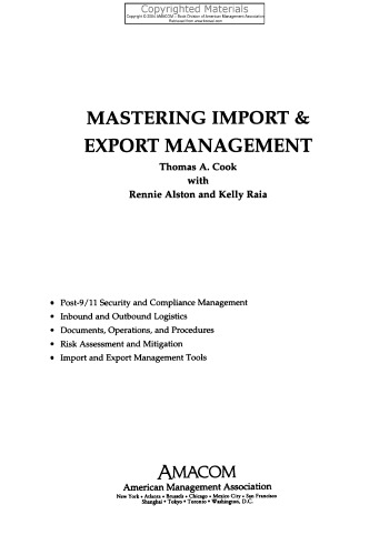 Mastering Import and Export Management