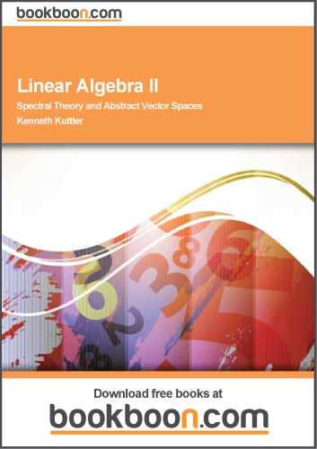 Linear Algebra II