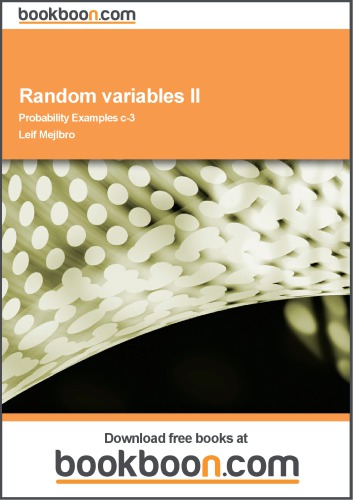 Random variables II