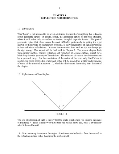 Geometric optics