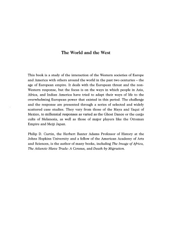 The world and the West : the European challenge and the overseas response in the Age of Empire