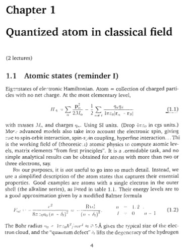 Lectures on Quantum Optics