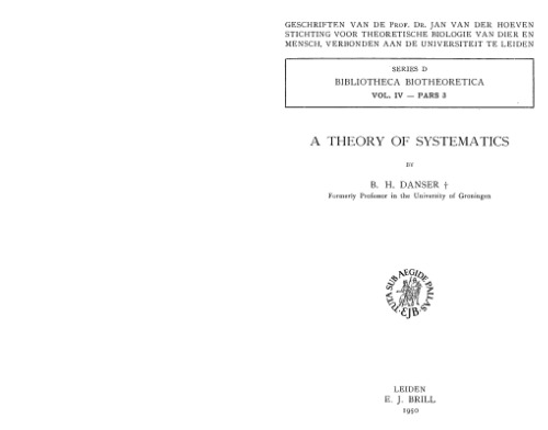 Theory systematics