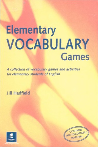 Elementary Vocabulary Games