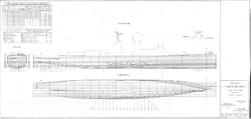 Чертежи кораблей французского флота Corvette ACONIT