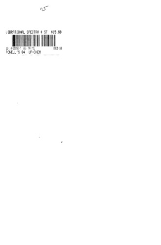 Vibrational Spectra and Structure of Polyatomic Molecules