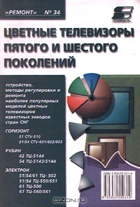 Цветные телевизоры пятого и шестого поколений. Выпуск 34