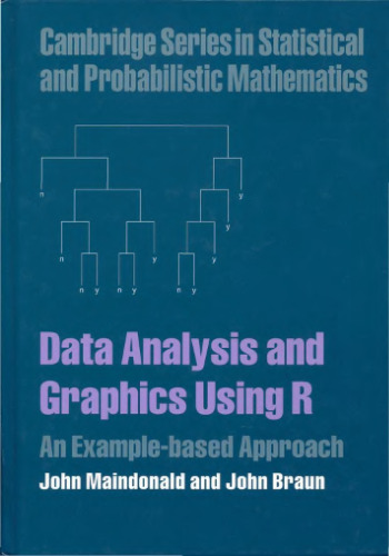 Data Analysis And Graphics Using R An Example Based Approach