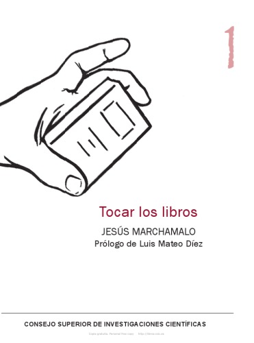 tocar los libros