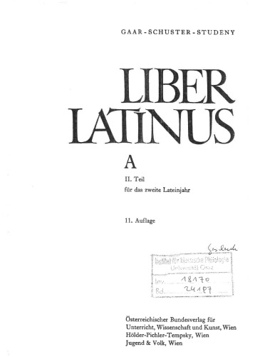 Liber Latinus A 2