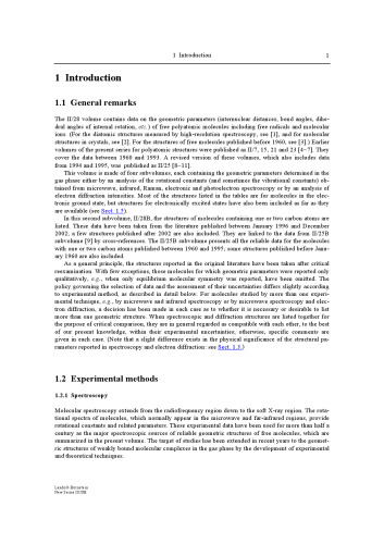 Molecules containing One or Two Carbon Atoms