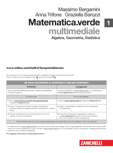 Matematica verde 1