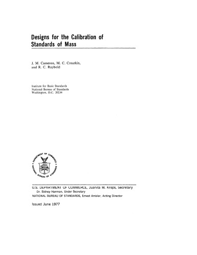 Designs for the Calibration of Standards of Mass