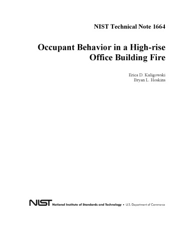 Occupant Behavior in a High-rise Office Building Fire