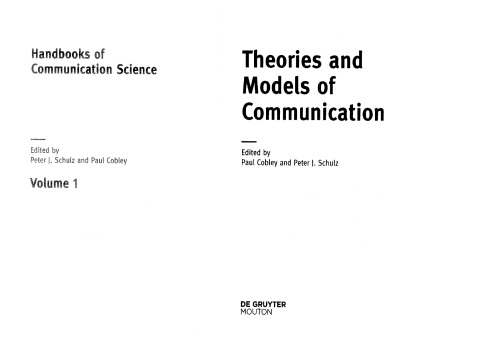 Theories and Models of Communication