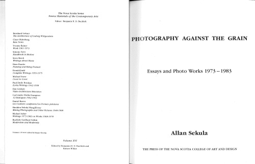 Photography Against the Grain: Essays and Photo Works 1973–1983