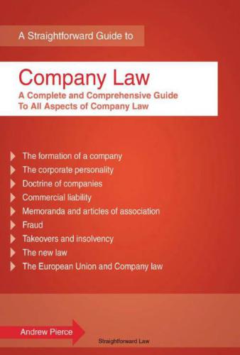 straightforward guide to company law