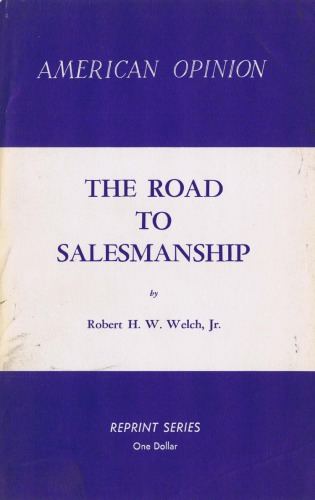 The road to salesmanship