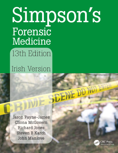 Simpson's Forensic Medicine, Irish Version