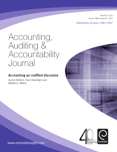 Accounting as Codified Discourse