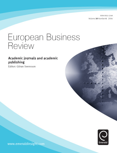 Academic Journals and Academic Publishing