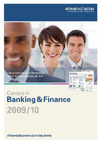 Careers in Banking and Finance. 2009. Number 10