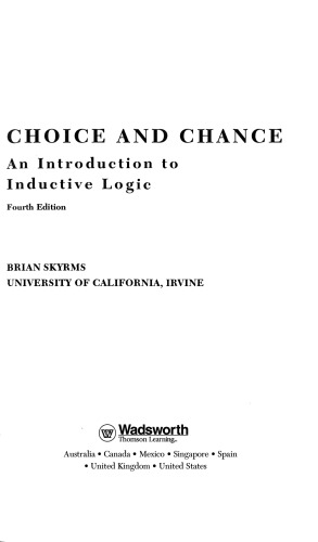 Choice and Chance