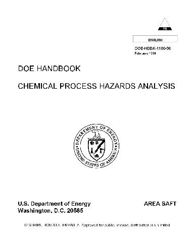 DOE Chemical Process Hazard Analysis