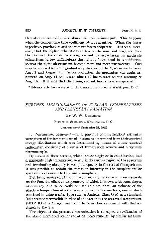 Further Measurements of Stellar Temperatures and Planetary Radiation