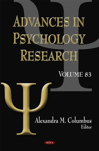 Advances in Psychology Research   Advances in Psychology Research