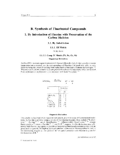 Houben-Weyl Methods in Organic Chemistry: B. Synthesis of Fluorinated Compounds