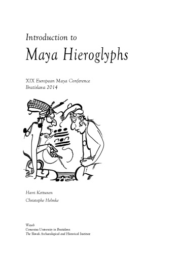 Introduction to Maya Hieroglyphs