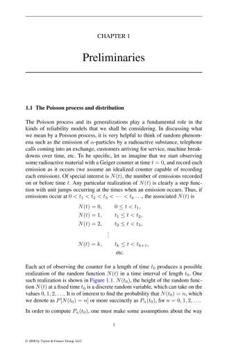 Mathematical Models for Systems Reliability