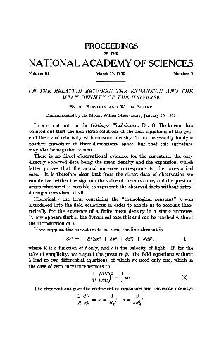 On The Relation Between The Expansion And The Mean Density Of The Universe