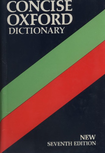 The Concise Oxford Dictionary