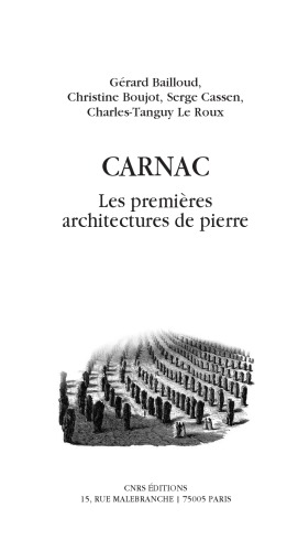 Carnac : Les premières architectures de pierre