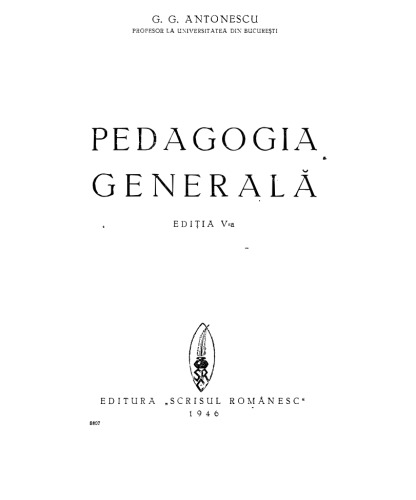 Pedagogie generala