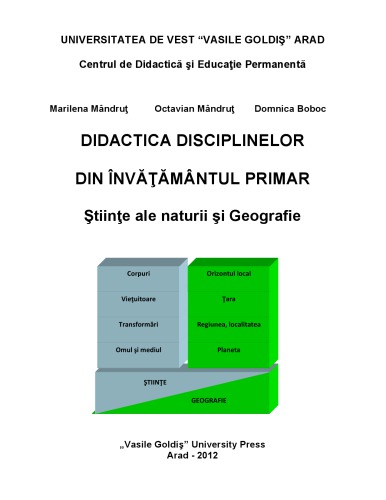 Curs Didactica Stiintelor naturii si Geografie inv. primar