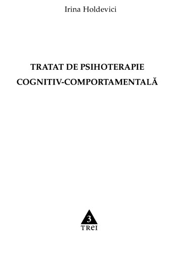 Tratat de psihoterapie cognitiv comportamentala