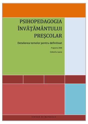 Laura Colceriu - Psihopedagogia invatamantului prescolar.pdf