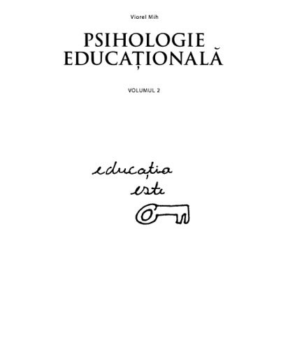 Viorel Mih - Psihologie educationala, vol.2 - ASCR (2010)