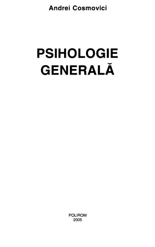 Psihologie generala