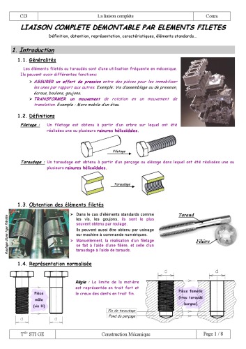 Cours_-_La_liaison_complete_demontable_par_elements_filetes