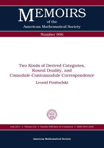 Two kinds of derived categories, Koszul duality, and comodule-contramodule correspondence