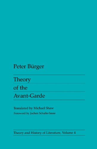 Theory of the Avant-Garde