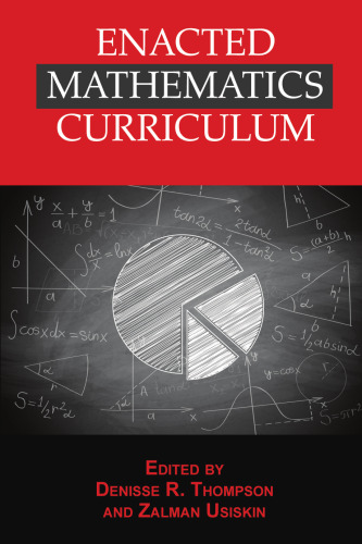 Enacted Mathematics Curriculum: A Conceptual Framework and Research Needs