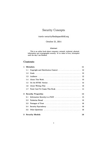 Security Concepts