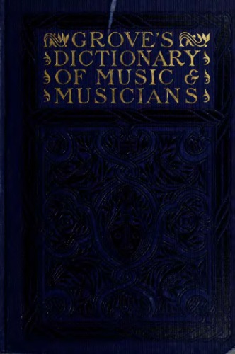 Grove's dictionary of music and musicians